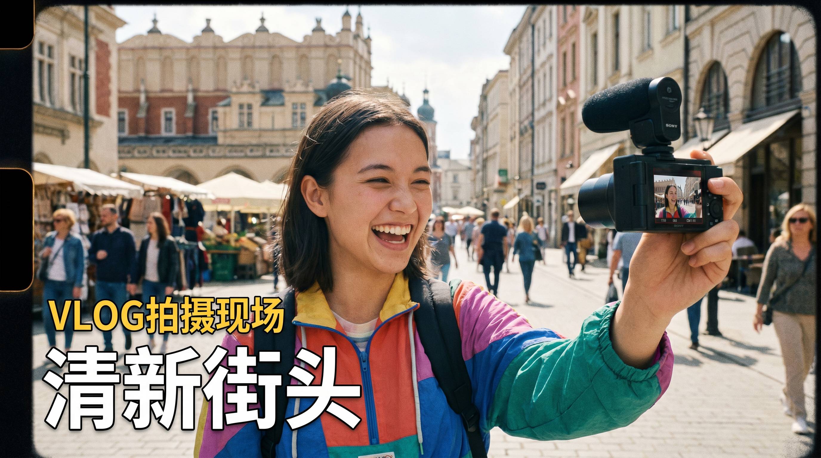 海角视频：城市街头清新VLOG记录生活